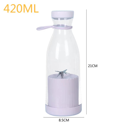 USB Electric Juicer Fruit Mixers Leakproof Fruit Smoothie Blender Lemon Orange Squeezer Portable Juice Bottle Fruit Juicer